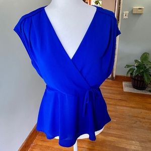 Royal Blue Blouse